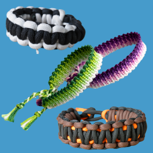 paracord bracelets and friendship bracelets
