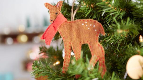 Image for event: Hand Stitched Deer Ornament