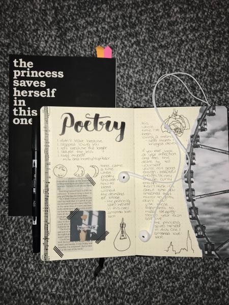 Image for event: ArtSpace: Bullet Journaling-Poetry Pages